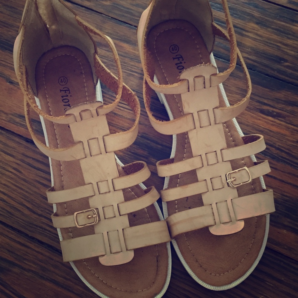 Sandals from Italy.